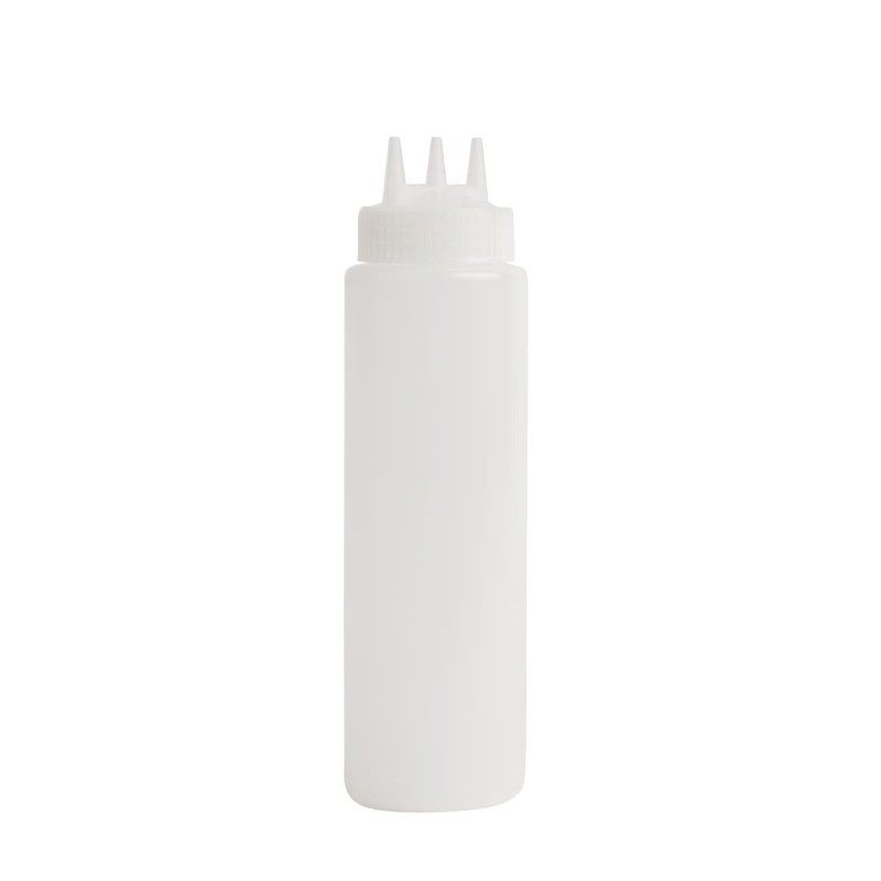 Bote Dispensador de Salsa Vogue 3 Boquillas 681ml Vogue CW725 Vogue - Soluciones Hosteleras