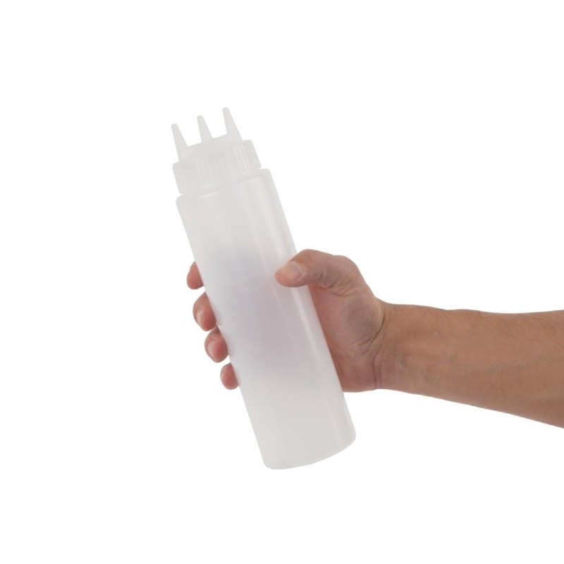 Bote Dispensador de Salsa Vogue 3 Boquillas 681ml Vogue CW725 Vogue - Soluciones Hosteleras
