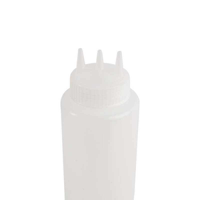 Bote dispensador de salsa Vogue 3 boquillas 1022ml Vogue CW726 Vogue - Soluciones Hosteleras