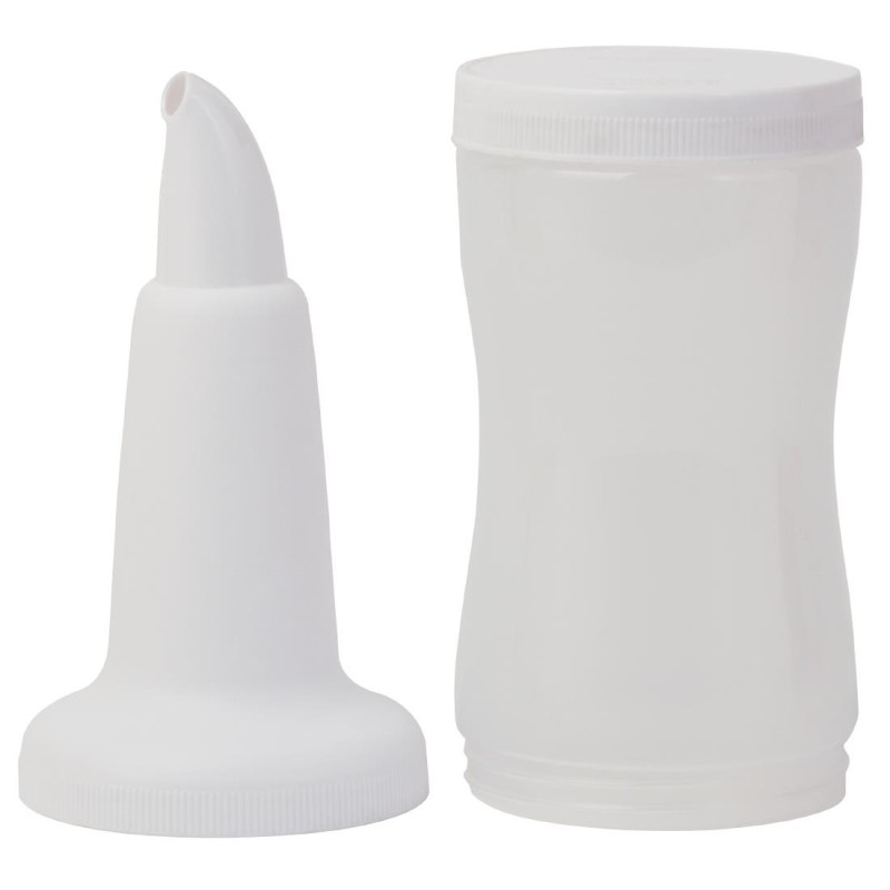 Botella Freepour de 1,08L para Coctelería Blanca Beaumont DL264 Beaumont - Soluciones Hosteleras