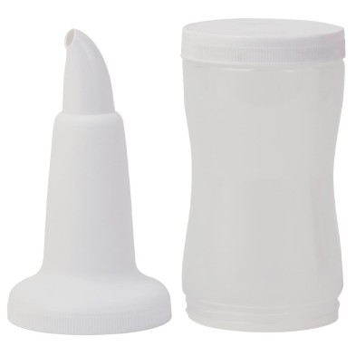 Botella Freepour de 1,08L para Coctelería Blanca Beaumont DL264 Beaumont - Soluciones Hosteleras