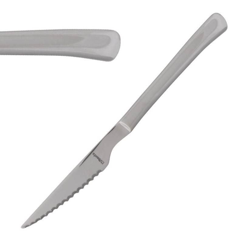 Cuchillo de Bistec Amefa Chuletero 225mm Acero Inoxidable Amefa DM249  - Soluciones Hosteleras