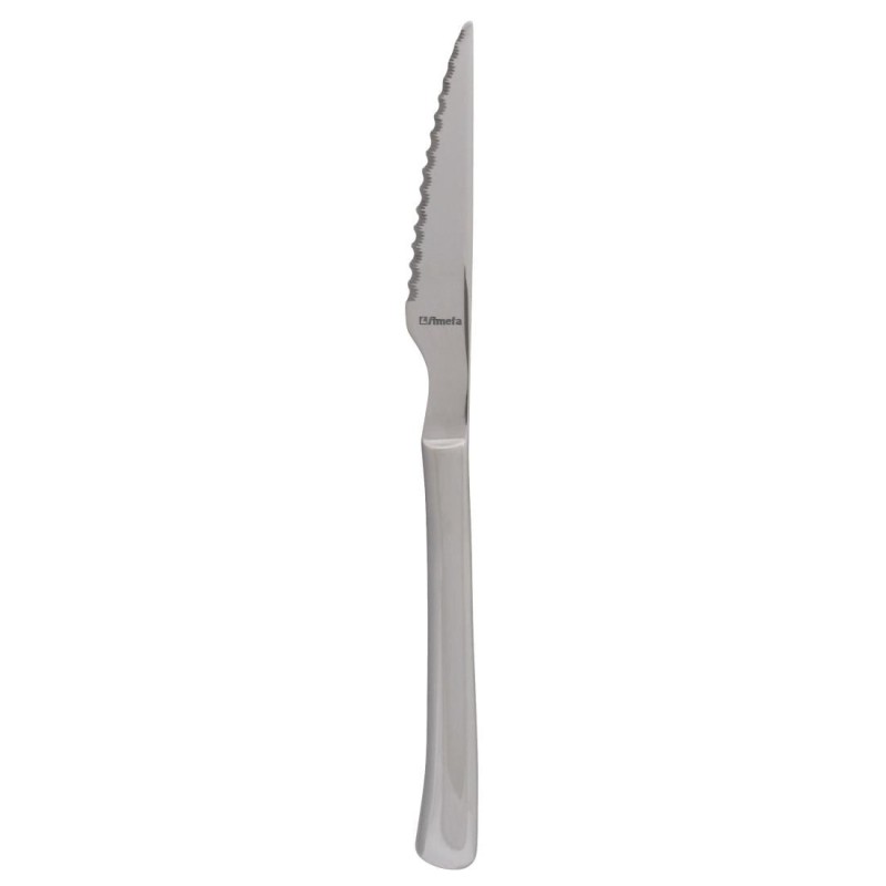 Cuchillo de Bistec Amefa Chuletero 225mm Acero Inoxidable Amefa DM249  - Soluciones Hosteleras