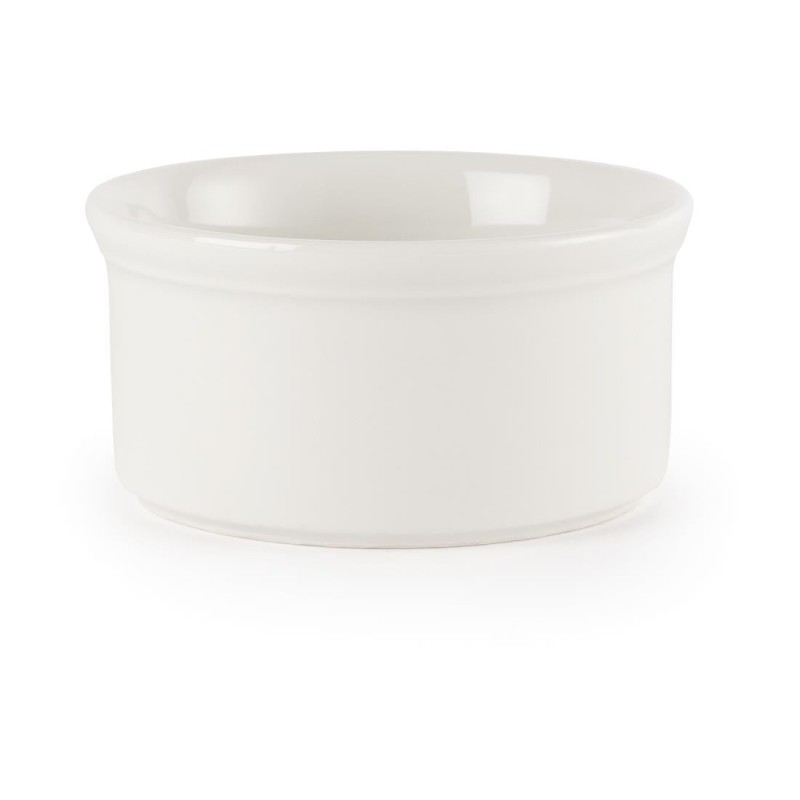 Ramequines Grandes de Porcelana Churchill 89mm Churchill P774  - Soluciones Hosteleras