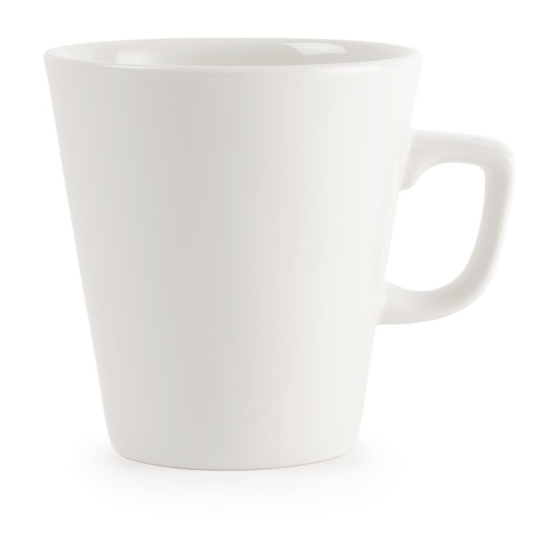 Tazas de Café Latte Churchill Blancas 440ml Churchill W003  - Soluciones Hosteleras