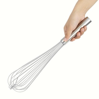 Batidor de Acero Inoxidable Pesado 405mm Vogue Vogue K548 Vogue - Soluciones Hosteleras