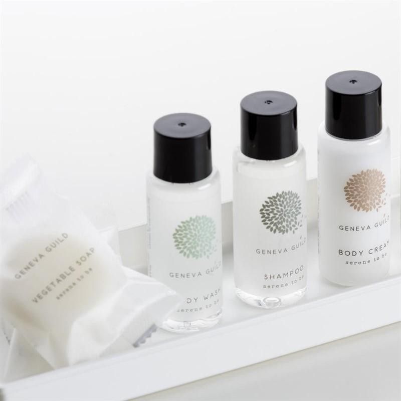 Amenities: Pastilla de jabón Geneva Guild 20g. (Caja de 250) CB656  - Soluciones Hosteleras