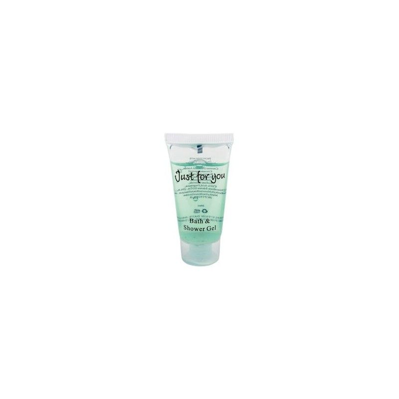 Amenities: Gel de baño Just for you 20ml. (Caja de 100) GF949  - Soluciones Hosteleras