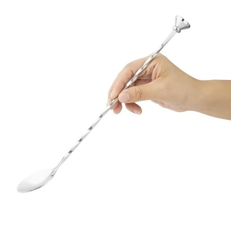 Agitador, cuchara mezcladora para cócteles de acero inoxidable K474 Olympia - Soluciones Hosteleras