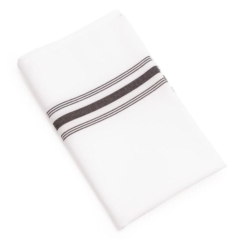 Juego de 10 servilletas de poliéster tacto algodón para comedor Bistro 56x46cm CM318  - Soluciones Hosteleras