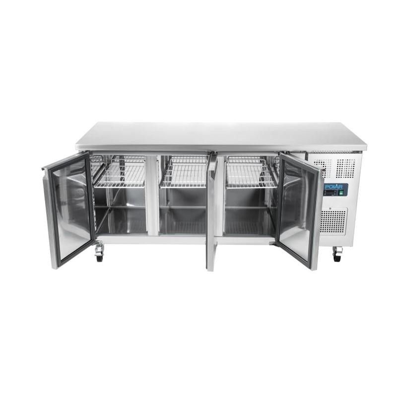 Mesa Fría de 417L. y 3 puertas compatible Gastronorm Polar G597 Polar Refrigeration - Soluciones Hosteleras