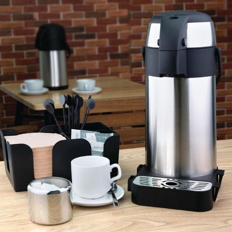 Termo con bomba para bebidas 3L. Olympia K636 Olympia - Soluciones Hosteleras
