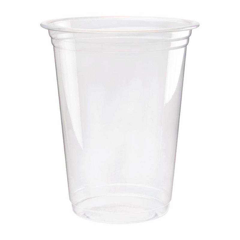 Caja de 1.000 vasos compostables PLA para bebidas frías 454ml Fiesta Green FA343 Fiesta Green - Soluciones Hosteleras